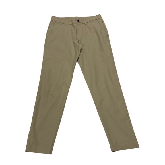Lululemon Athletica Other - Lululemon Men’s ABC Slim Warpstreme Pants Tan Size 28 Chino Athleisure Casual
